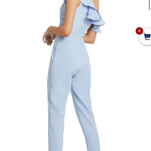 MAC DUGGAL 49031I JUMPSUIT baby blue - Picture 7 of 7